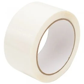 Banda Adeziva Colorata Lungime 60 m, Latime 48 mm, Adeziv Biosolvent, Culoare Alb-Benzi Adezive Si Adezivi