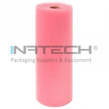 Folie Cu Bule Mici Roz Latime 500 mm, Lungime 100 m, Straturi 2, Grosime 60 my, Culoare Roz