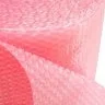 Folie Cu Bule Mici Roz Latime 600 mm, Lungime 100 m, Straturi 2, Grosime 60 my, Culoare Roz-Folie Cu Bule De Aer Mici