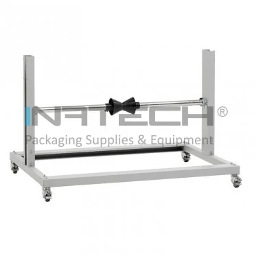 Dispenser Mobil Pentru Ambalare, Suport 1 Rola Diametru maxim role 900 mm, Latime maxima role 600 mm, Latime dispenser 900 mm, Inaltime dispenser 715 mm, Cutter NU, Greutate 16 kg