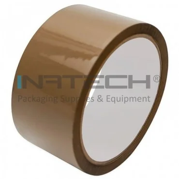 Акриловая клейкая лента длиной 60 м, акриловый клей, ширина 48 мм, коричневый цвет, без шума