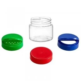 Borcan PET Forma Rotunda, Tip Capac Simplu, Diametru Filet 63 mm, Volum 150 ml, Culoare Transparent, Buc / Pachet 30-Recipien...