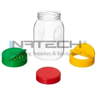 PET-банка прямоугольной формы, тип крышки - простой, диаметр резьбы 63 мм, объем 400 мл, прозрачного цвета, 10 шт./упак.