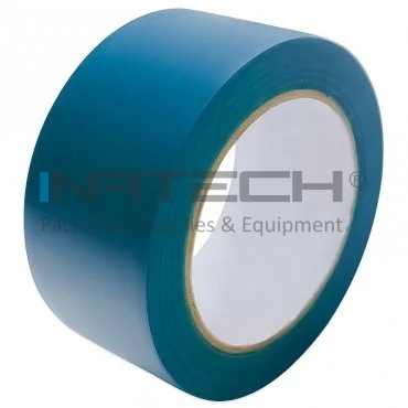 Скотч для маркировки длиной 33 м, шириной 50 мм, синего цвета