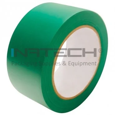 Скотч для маркировки, длина 33 м, ширина 50 мм, зеленого цвета