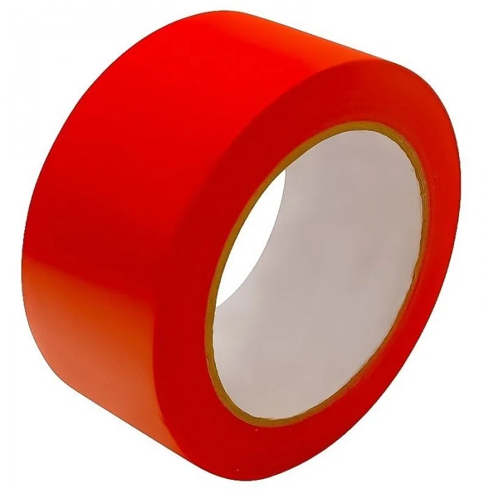 Banda Adeziva Pentru Marcare Lungime 33 m, Latime 50 mm, Culoare Rosu-Benzi Adezive Si Adezivi