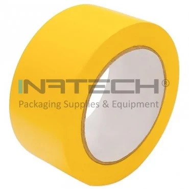 Скотч для маркировки длиной 33 м, шириной 50 мм, желтого цвета