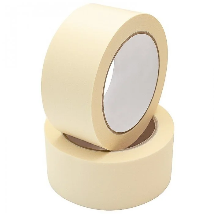 Banda Adeziva Mascare Lungime 45 m, Latime 25 mm, Temp Max °C 50, Material Hartie, Culoare Galben-Benzi Adezive Din Hartie