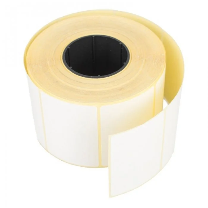 Etichete Autoadezive Semilucioase Diametru Interior 40 mm, Dimensiuni 100 x 70 mm, Culoare Alb, Nr. Etichete 555-Role Termice