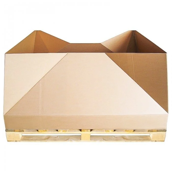 Kit Cutie Pe Palet Din Lemn Lungime 1740 mm, Latime 1140 mm, Inaltime 1280 mm, Culoare Natur, Tip Carton CO5-Kituri Carton