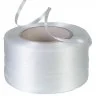 Banda De Legat Din Poliester Lungime 600 m, Latime 16 mm, Rezistenta La Rupere 600 kgf, Culoare Alb-Benzi Pentru Legare Si Pa...