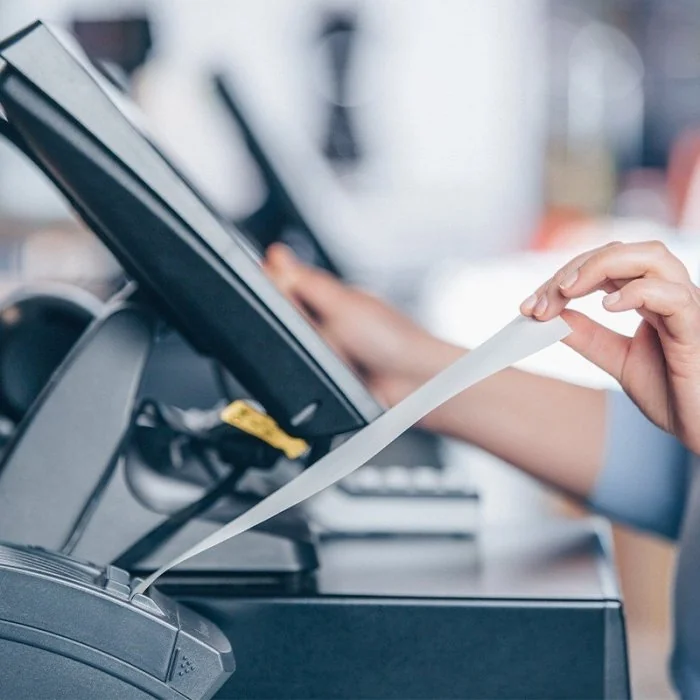 Role Hartie Termica Pentru POS, ⌀ 12 mm Lungime 15 m, Latime 57 mm, Diametru Interior 12 mm-Role Termice