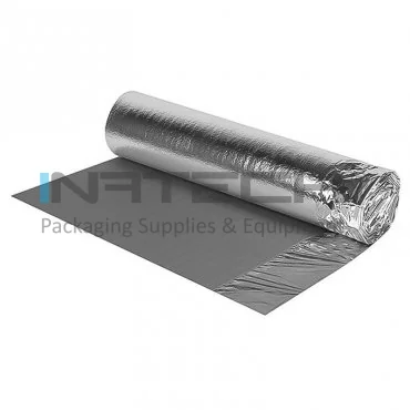 Алюминиевая фольга для паркета Длина 15 м, Ширина 1000 мм, Толщина 2 мм, Цвет черный