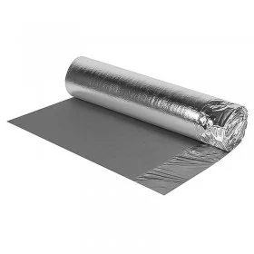 Folie Aluminizata Parchet Lungime 15 m, Latime 1000 mm, Grosime 5 mm, Culoare Negru-Folie Si Placa Polietilena Expandata PEE