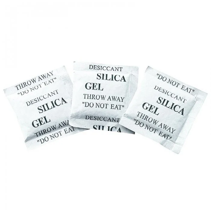 Silica Gel Desicant Dimensiune Sac 90 x 90 mm, Unitati Desicare 1/3, Greutate Plic 10g kg, Performanta Absorbtie Vapori 2 g, ...