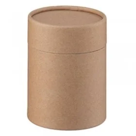 Tuburi Carton Cu Capac Pentru Ambalare Si Stocare Lungime 100 mm, Diametru Interior 79 mm, Grosime 2 mm, Culoare Natur-Tuburi...