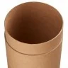 Tuburi Carton Cu Capac Pentru Ambalare Si Stocare Lungime 180 mm, Diametru Interior 79 mm, Grosime 2 mm, Culoare Natur-Tuburi...