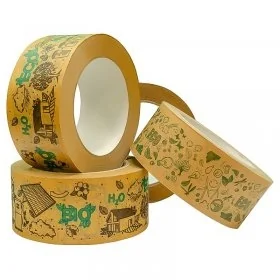 Banda Personalizata Hartie Lungime 50 m, Adeziv Solvent, Numar Culori 2 Culori, Latime 50 mm, Tip Imprimare Pe Suprafata, Cul...