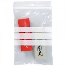 Pungi Plastic Fermoar Si Benzi De Scriere Dimensiuni mm (l x L) 120 x 180, Grosime 60 my, Culoare Transparent, Buc / Pachet 1...