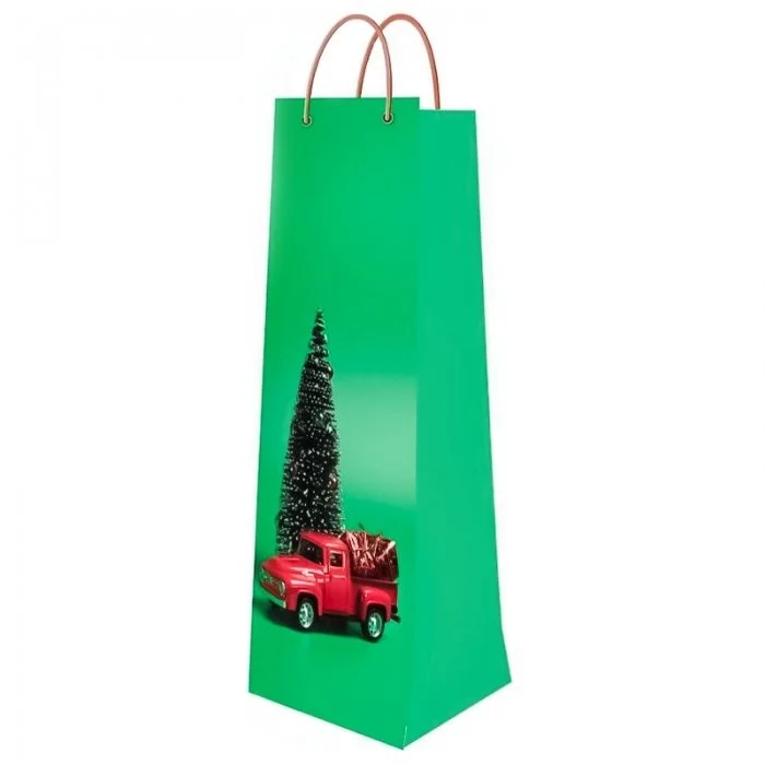 Pungi Pentru Cadouri, Personalizate, Aspect Lucios, 190 g/mp Plastifiere Lucioasa, Dimensiuni mm (L × l × h) 140 x 355 x 90, ...