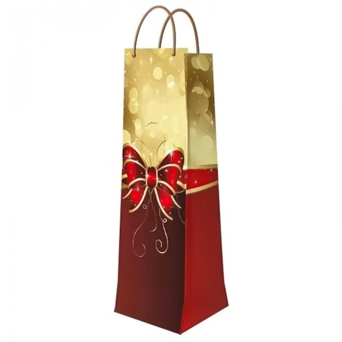 Pungi Pentru Cadouri, Personalizate, Aspect Lucios, 190 g/mp Plastifiere Lucioasa, Dimensiuni mm (L × l × h) 140 x 355 x 90, ...