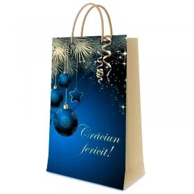 Pungi Pentru Cadouri, Personalizate, Aspect Lucios, 190 g/mp Plastifiere Lucioasa, Dimensiuni mm (L × l × h) 230 x 380 x 100,...