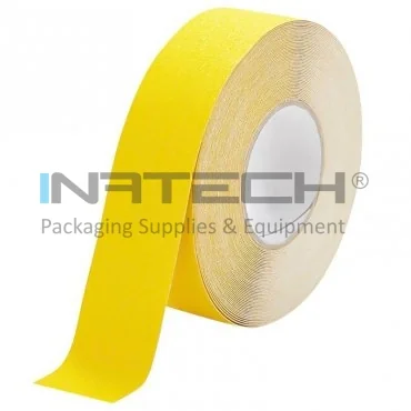 Перезаполняемая антискользящая лента Длина 18,3 м, Ширина 25 мм, Цвет Желтый, Штук / Пакет 10