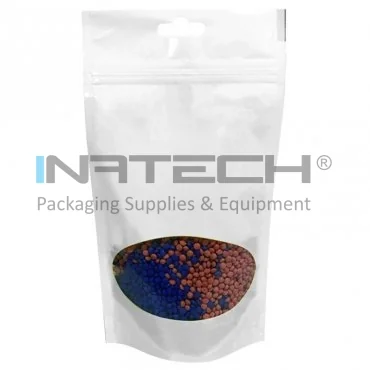 Pungi Stand Up Cu Inchidere Fermoar, 500 buc/pachet Tip Punga Hartie / AL / PE, Lungime 190 mm, Latime 130 mm, Clapeta Sigilare 35 mm, Burduf Inferior 2 x 35 mm, Volum 500 ml, Buc / Pachet 500