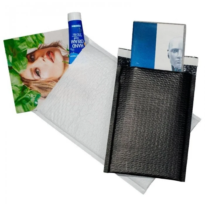 Plicuri Cu Bule Din Polietilena Poly Bubble Lungime 280 mm, Latime 240 mm, Clapeta 50 mm, Culoare Alb, Buc / Pachet 2560-Plic...