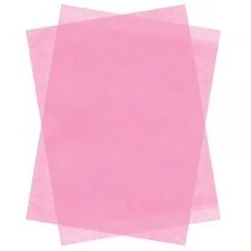 Hartie De Matase, Dimensiuni mm (l x L) 500 x 750, Gramaj 17 gr/mp, Culoare Roz Pastel, Buc / Pachet 50-Hartie Pentru Ambalare