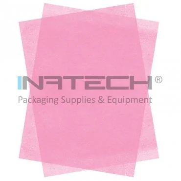 Hartie De Matase, Dimensiuni mm (l x L) 500 x 750, Gramaj 17 gr/mp, Culoare Roz Pastel, Buc / Pachet 50