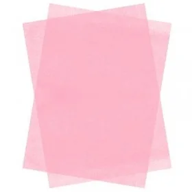 Hartie De Matase, Dimensiuni mm (l x L) 500 x 750, Gramaj 17 gr/mp, Culoare Roz Pal, Buc / Pachet 50-Hartie Pentru Ambalare