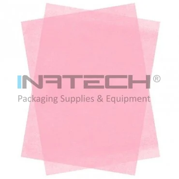 Hartie De Matase, Dimensiuni mm (l x L) 500 x 750, Gramaj 17 gr/mp, Culoare Roz Pal, Buc / Pachet 50