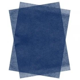 Hartie De Matase, Dimensiuni mm (l x L) 500 x 750, Gramaj 17 gr/mp, Culoare Albastru, Buc / Pachet 50-Hartie Pentru Ambalare