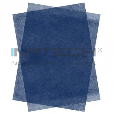 Hartie De Matase, Dimensiuni mm (l x L) 500 x 750, Gramaj 17 gr/mp, Culoare Albastru, Buc / Pachet 50