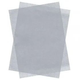 Hartie De Matase, Dimensiuni mm (l x L) 500 x 750, Gramaj 17 gr/mp, Culoare Argintiu, Buc / Pachet 50-Hartie Pentru Ambalare