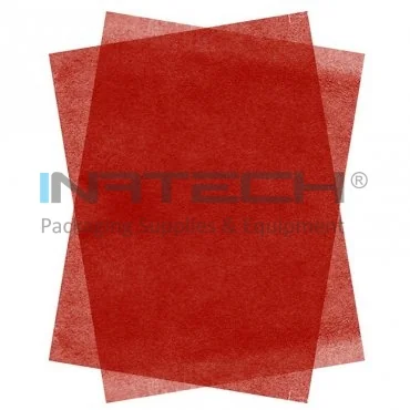 Hartie De Matase, Dimensiuni mm (l x L) 500 x 750, Gramaj 17 gr/mp, Culoare Rosu, Buc / Pachet 50