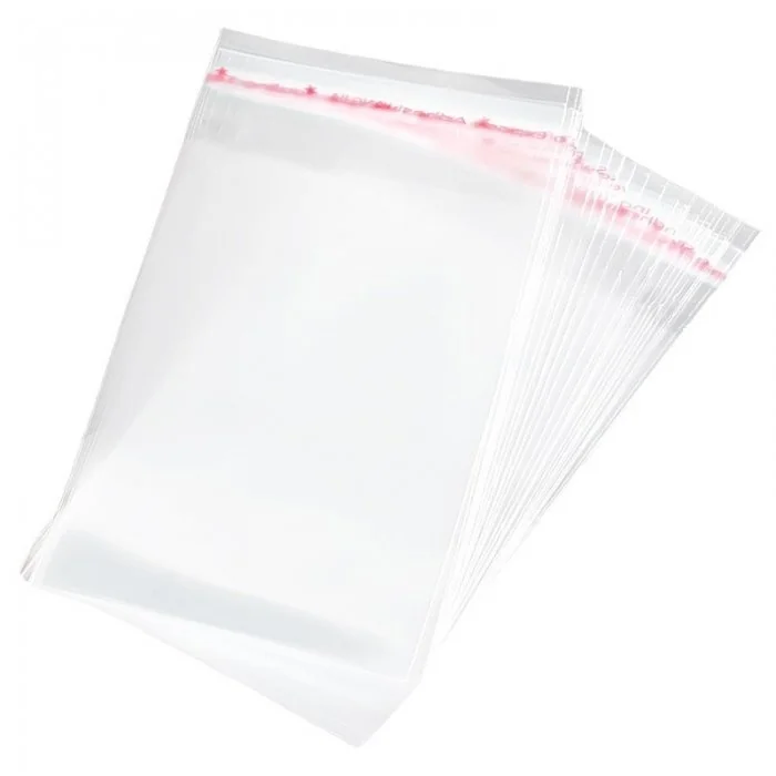 Pungi Cu Clapeta Adeziva Latime 130 mm, Inaltime 180 mm, Pliu NU mm, Grosime 40 my, Clapeta 40 mm, Culoare Transparent, Buc /...