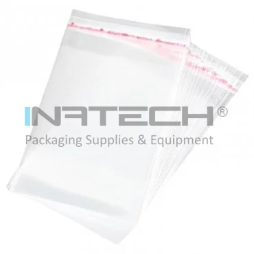 Пакеты с клапаном с клейкими ручками, ширина 130 мм, высота 180 мм, без складок, толщина 40 мкм, длина клапана 40 мм, цвет прозрачный, количество в упаковке 4000 шт.