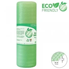 Folie Cu Bule Mici Eco Friendly Latime 300 mm, Lungime 100 m, Straturi 2, Grosime 60 my, Culoare Verde-Folie Cu Bule De Aer Mici
