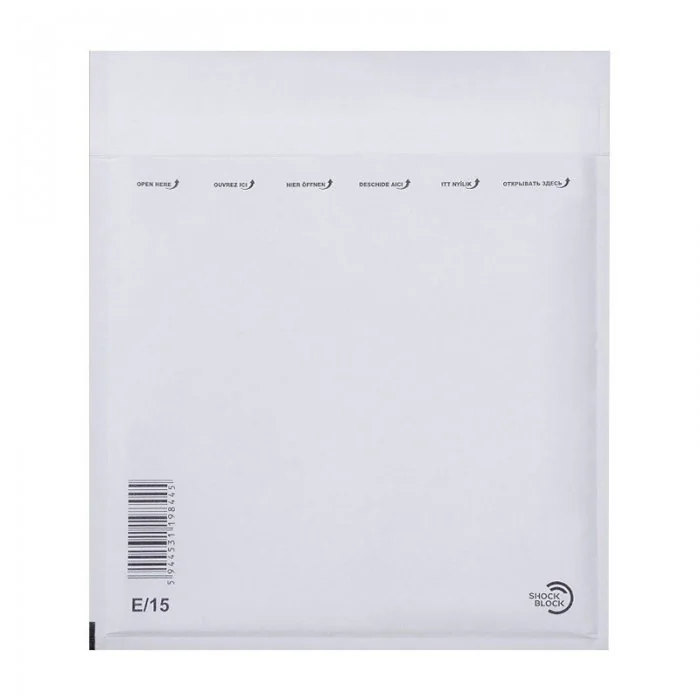 Plicuri Antisoc Din Hartie Dimensiune Interioara 220x265 mm, Dimensiune Exterioara 240 x 275 mm, Culoare Alb, Tip E15, Buc / ...