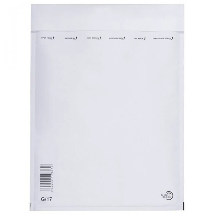 Plicuri Antisoc Din Hartie Dimensiune Interioara 220x340 mm, Dimensiune Exterioara 240 x 350 mm, Culoare Alb, Tip F16, Buc / ...