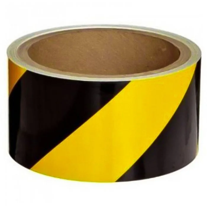 Banda Delimitare Reflectorizanta Lungime 10 m, Latime 25 mm, Culoare Rosu, Buc / Pachet 10-Benzi Adezive Pentru Marcare