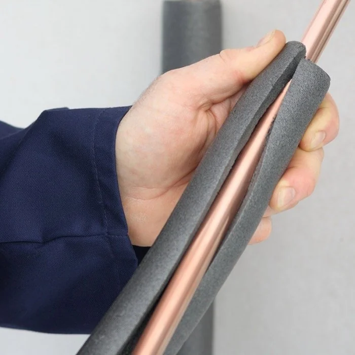 Izolatie Tevi Si Conducte Dimensiuni 25 x 6 mm, Culoare Gri, Metri Liniari / Cutie 340-Coltare Si Profile Din Polietilena Exp...