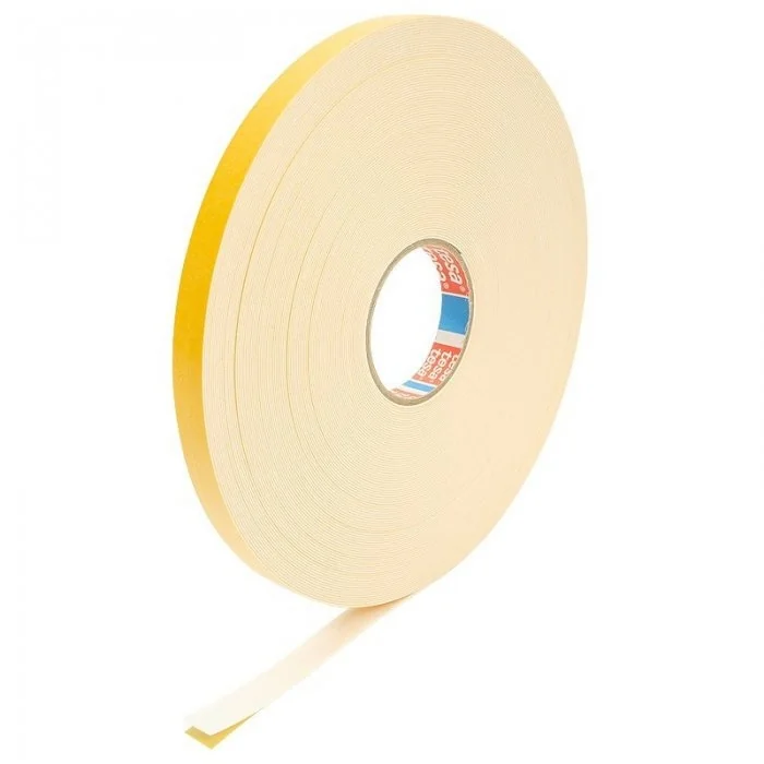 Banda Buretoasa Dublu Adeziva Lungime 10 m, Latime 15 mm, Material Poliester, Culoare Rosu-Benzi Dublu Adezive