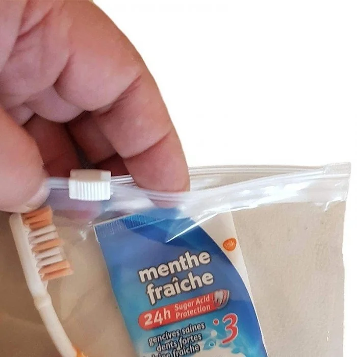 Pungi Cu Inchidere Tip Slider Lungime 90 mm, Latime 125 mm, Grosime 75 my, Pliu Inferior - mm, Culoare Transparent, Buc / Pac...