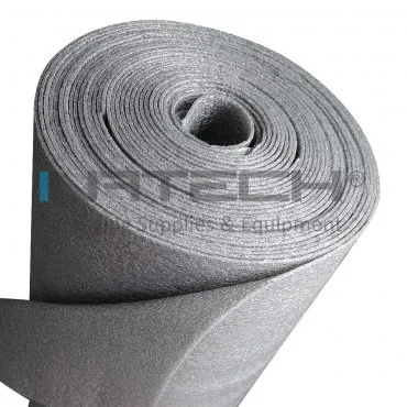 Полиэтиленовая пленка для паркета Длина 100 м, Ширина 1000 мм, Толщина 3 мм, Цвет серый