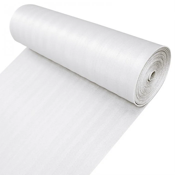 Folie Polietilena Expandata Parchet Lungime 150 m, Latime 1000 mm, Grosime 2 mm, Culoare Alb-Folie Si Placa Polietilena Expan...