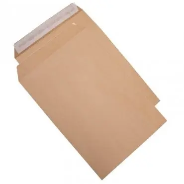 Конверт без окна с силиконовым клеем, размеры 162 x 229 мм, коричневый цвет, тип C5, упаковка - 500 шт./коробка