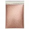 Plicuri Cu Bule Din Polietilena Poly Bubble Termoizolante Dimensiuni 240 x 350 mm, Clapeta 50 mm, Culoare Rose Gold-Plicuri C...